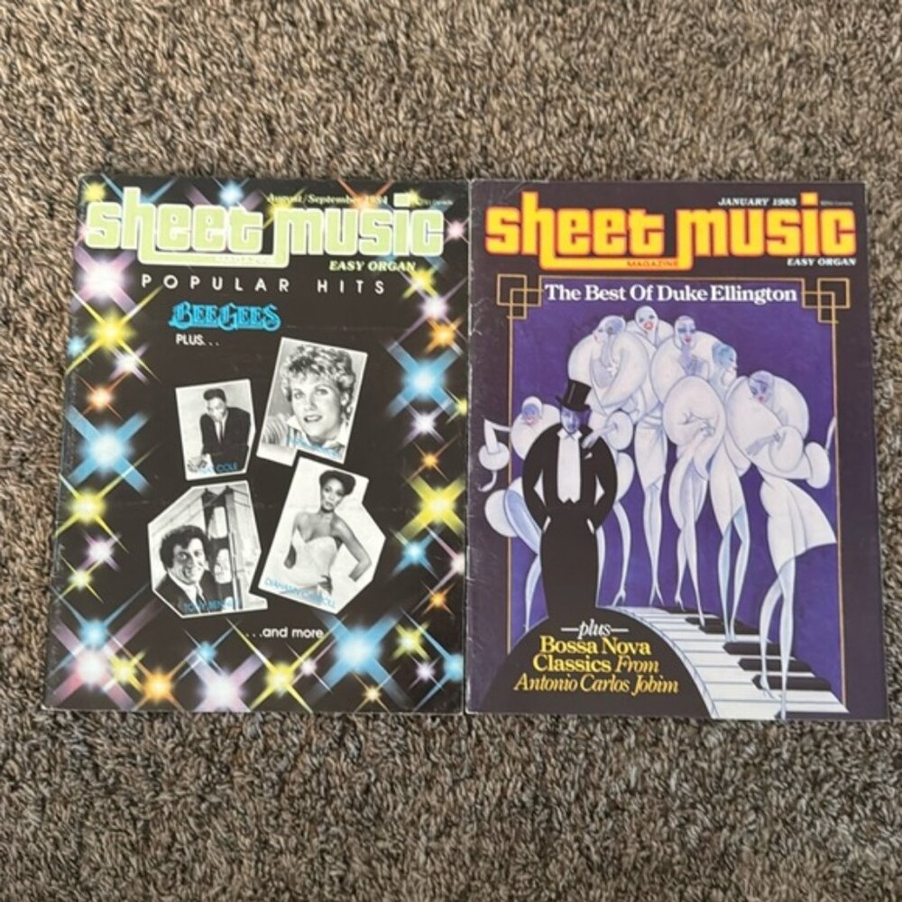 Vintage Sheet Music 1994 & 1995 Magazines Popular Hits